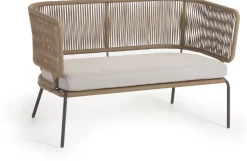 Tuinbanken-Kave Home Nadin Tuinbank Beige, Naturel