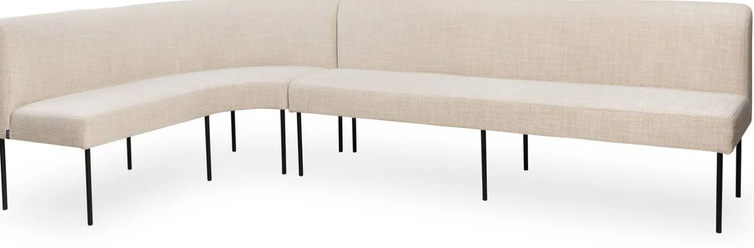 Stoffen Eetkamerbanken-Eijerkamp Collectie Naomi Eetkamerbank Beige
