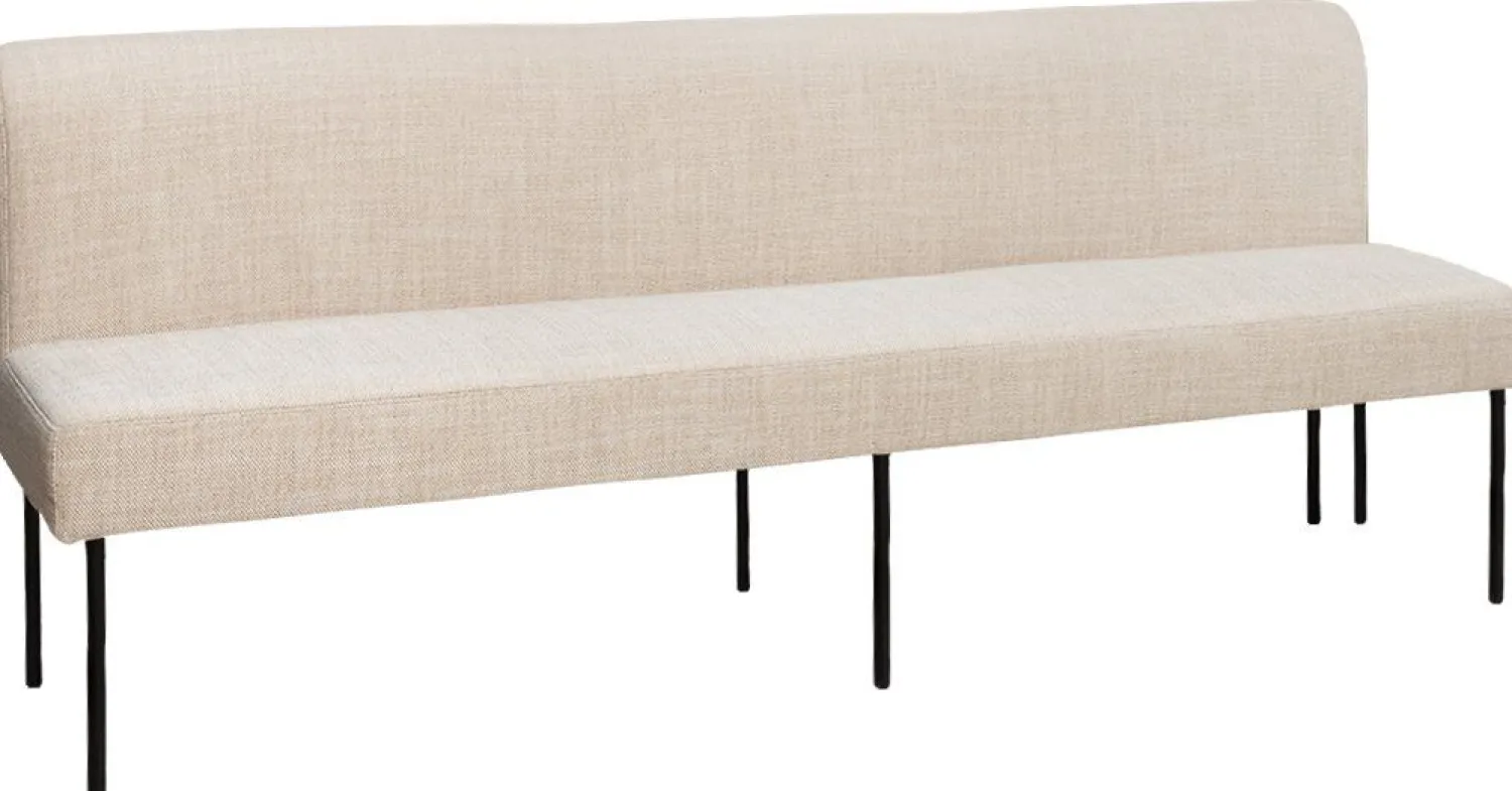 Stoffen Eetkamerbanken-Eijerkamp Collectie Naomi Eetkamerbank Beige