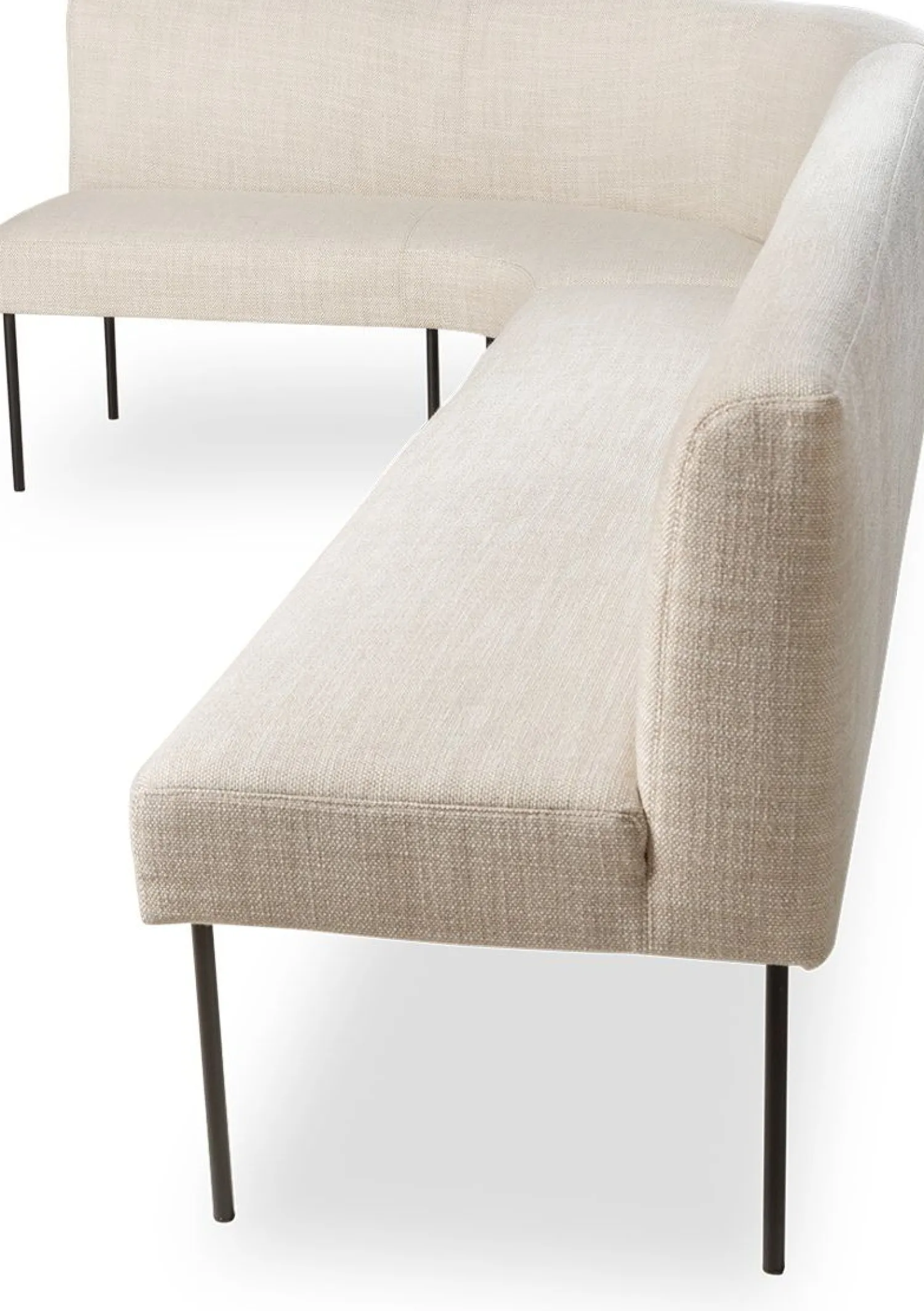 Stoffen Eetkamerbanken-Eijerkamp Collectie Naomi Eetkamerbank Beige
