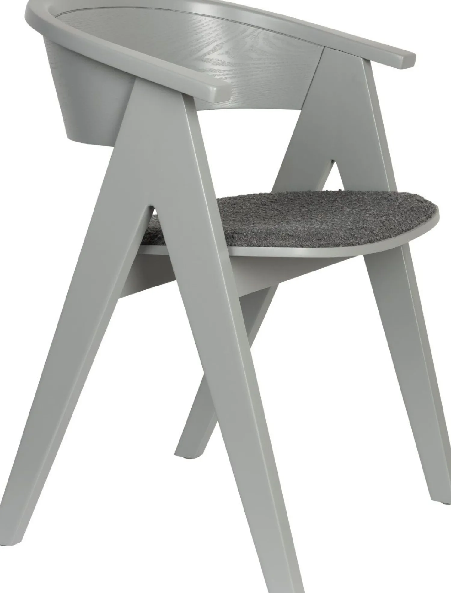 Eetkamerstoelen Met Armleuning-Zuiver NDSM Armstoel Grijs