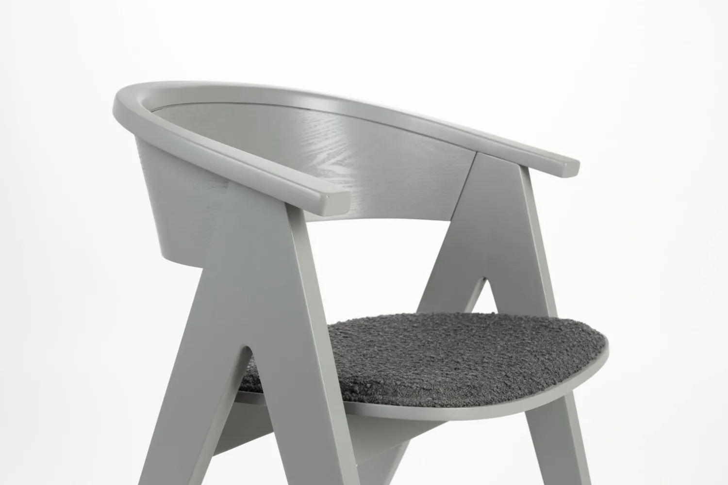 Eetkamerstoelen Met Armleuning-Zuiver NDSM Armstoel Grijs