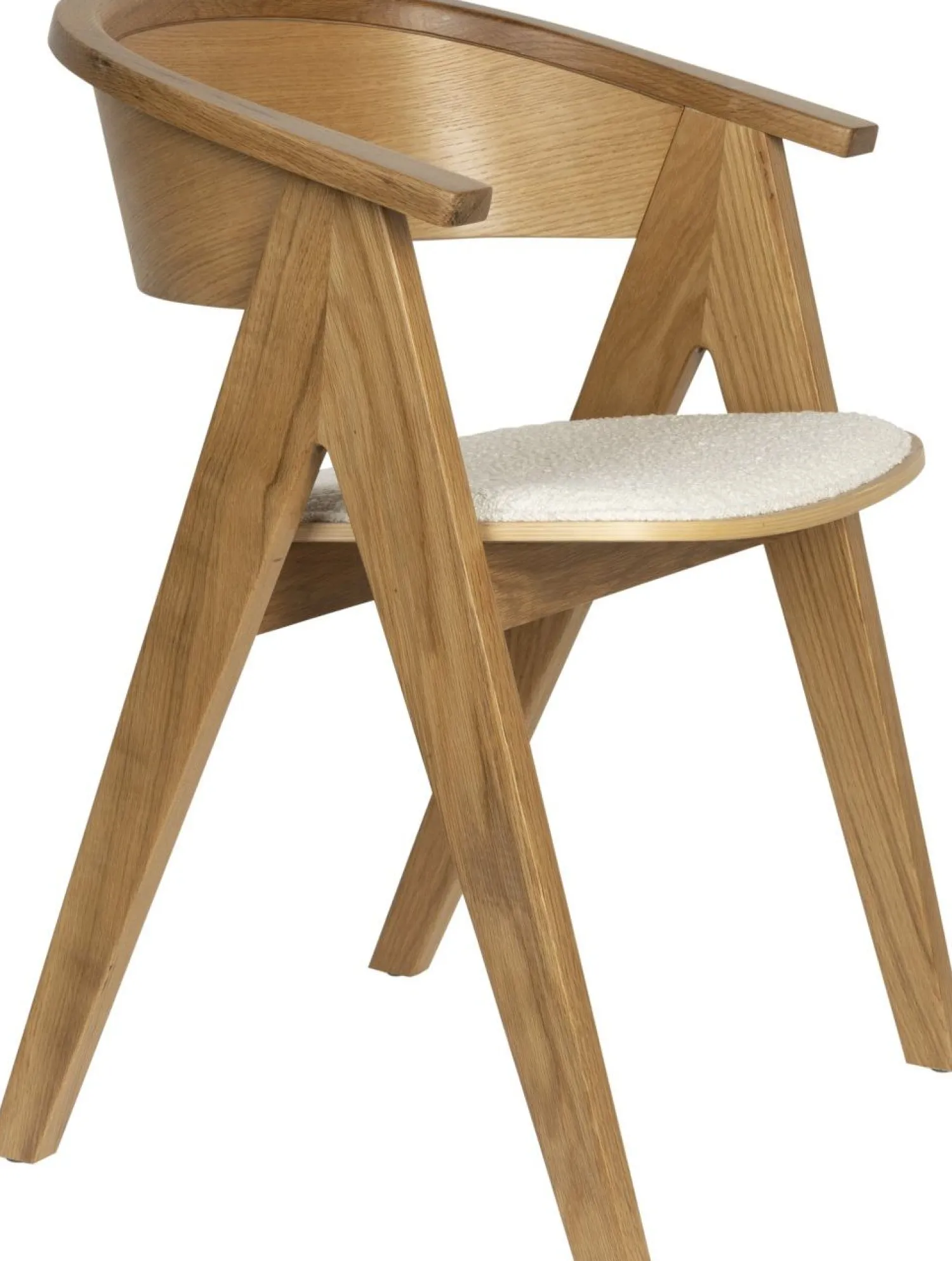 Eetkamerstoelen Met Armleuning-Zuiver NDSM Armstoel Naturel
