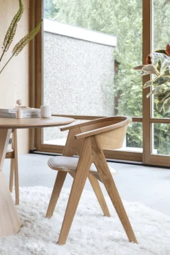 Eetkamerstoelen Met Armleuning-Zuiver NDSM Armstoel Naturel