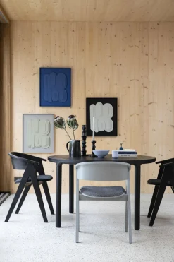 Design Stoelen|Eetkamerstoelen Met Armleuning-Zuiver NDSM Armstoel Zwart