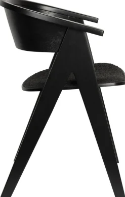 Design Stoelen|Eetkamerstoelen Met Armleuning-Zuiver NDSM Armstoel Zwart