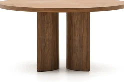 Ronde Eettafels-Kave Home Nealy Rond Eettafel Bruin