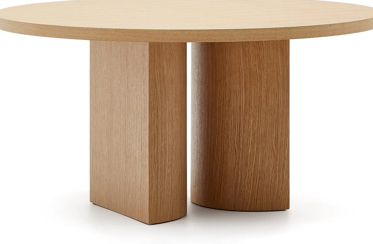 Ronde Eettafels-Kave Home Nealy Rond Eettafel Naturel