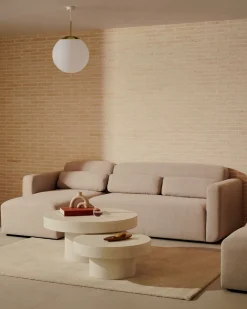 Hoekbanken-Kave Home Neom Hoekbank Beige