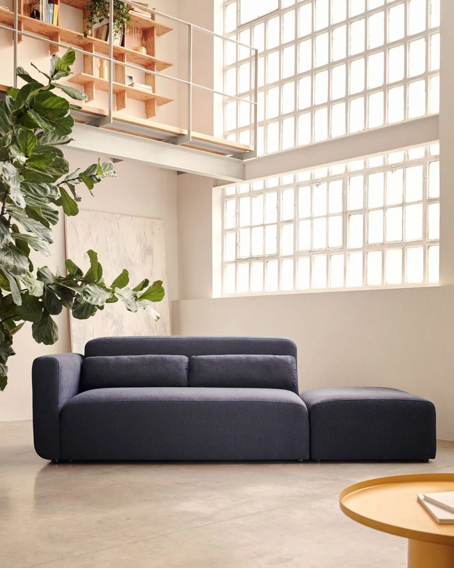 Elementenbanken-Kave Home Neom 2-Zits Elementenbank Blauw