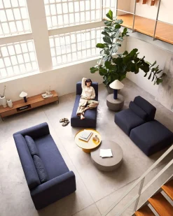 Zitbanken-Kave Home Neom 2-Zitsbank Blauw
