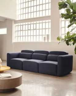 Zitbanken-Kave Home Neom 3-Zitsbank Blauw