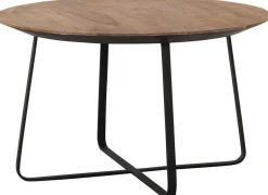Houten Salontafels|Ronde Salontafels-DTP Home Neptunes L Salontafel Naturel