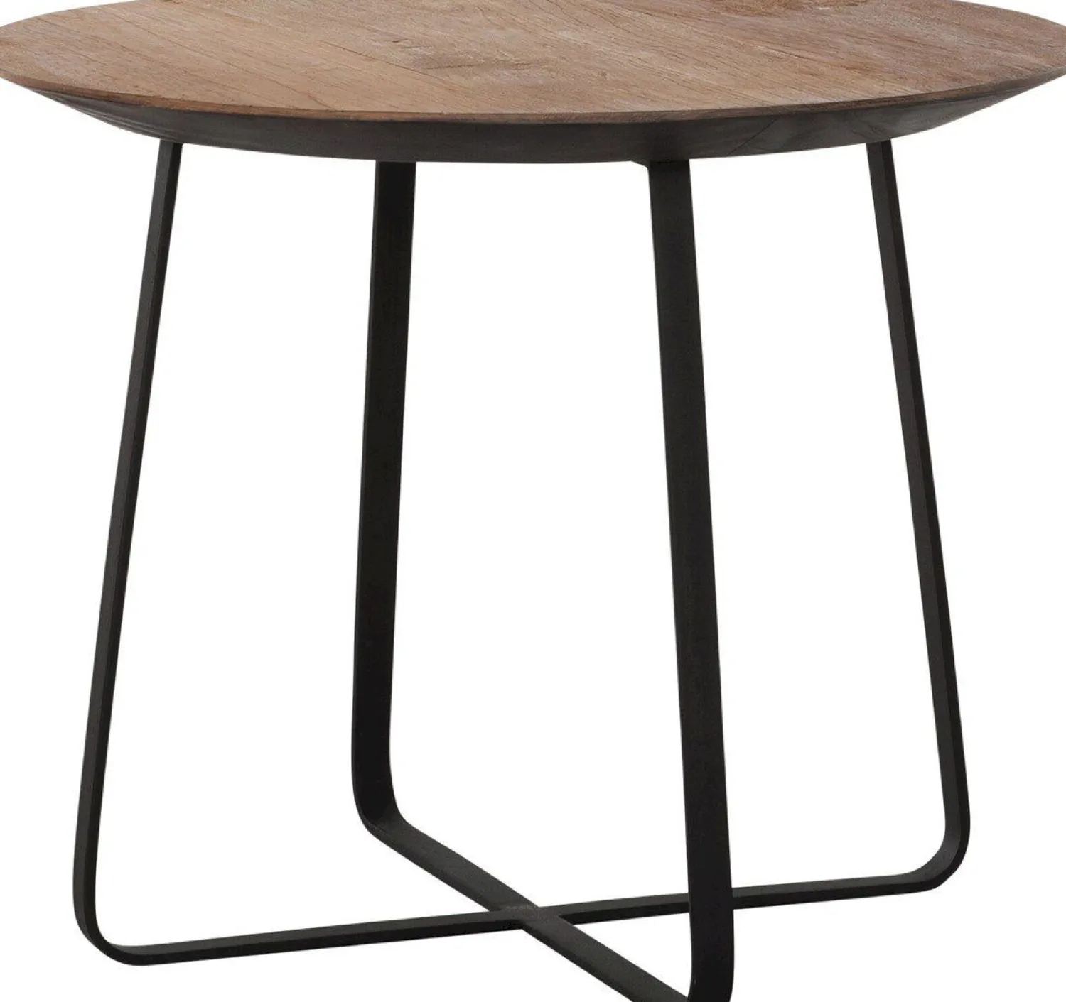 Houten Salontafels|Ronde Salontafels-DTP Home Neptunes M Salontafel Naturel