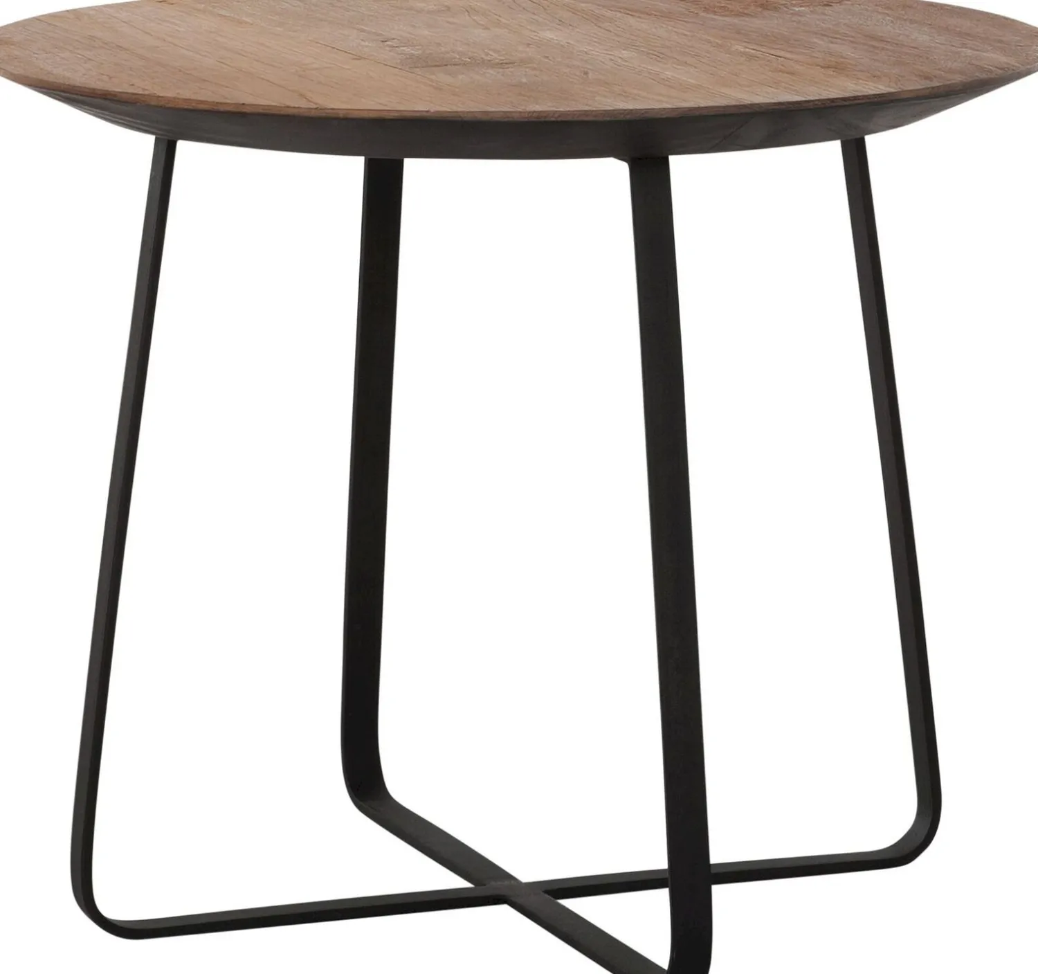 Houten Salontafels|Ronde Salontafels-DTP Home Neptunes M Salontafel Naturel