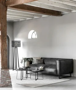 Houten Salontafels|Ronde Salontafels-DTP Home Neptunes S Salontafel Zwart