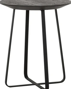Houten Salontafels|Ronde Salontafels-DTP Home Neptunes S Salontafel Zwart
