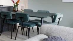 Houten Eettafels|Rechthoekige Eettafels-Studio HENK New Classic Black Eettafel Naturel, zwart