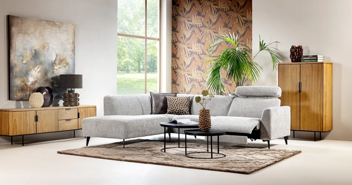Hoekbanken-Feelings Wonen Newton Hoekbank Army