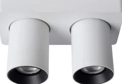 Plafondlampen|Plafondlampen-Lucide Nigel Plafondlamp Wit