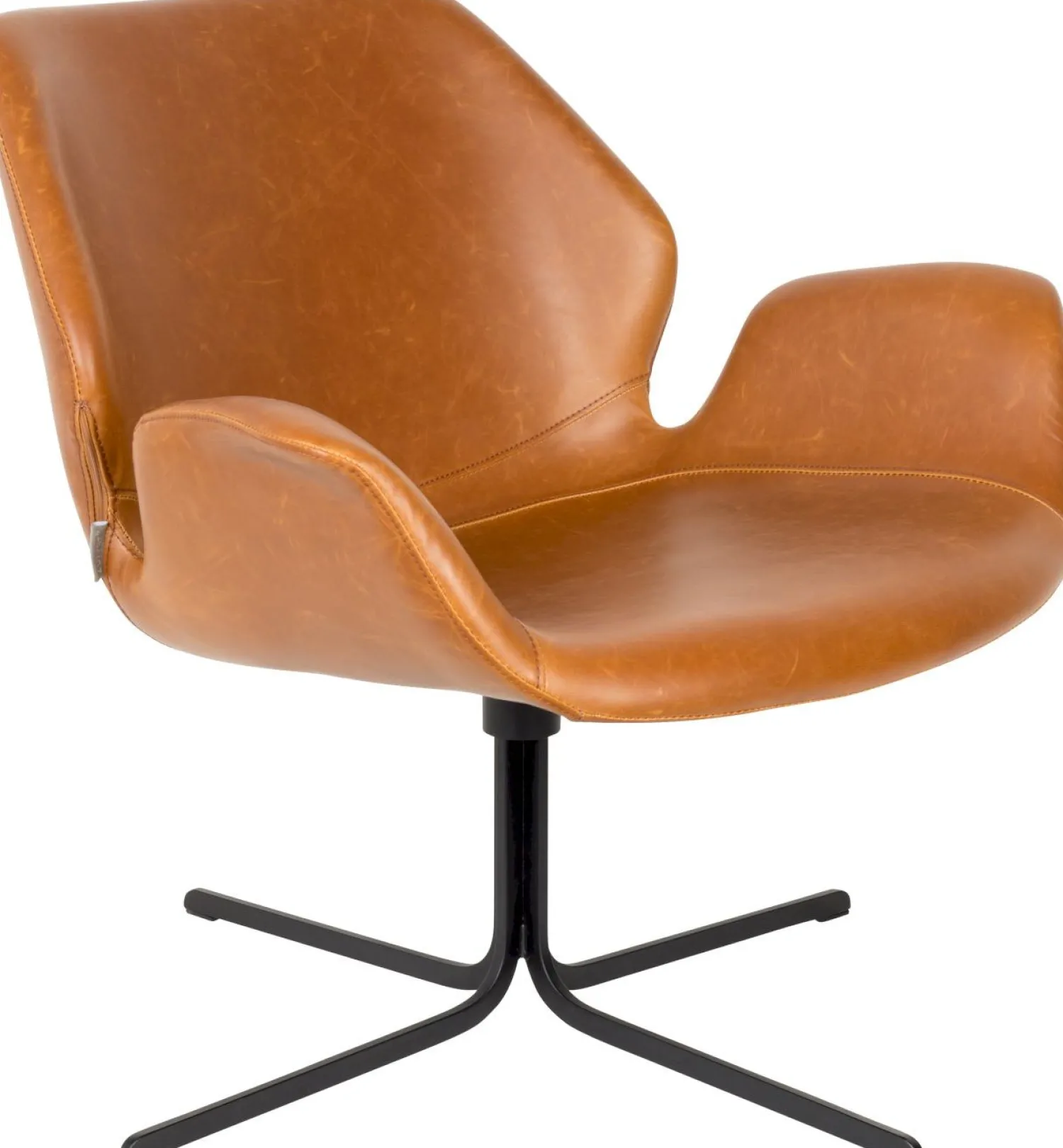 Draaifauteuils-Zuiver Nikki Fauteuil Brown