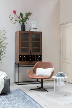 Draaifauteuils-Zuiver Nikki Fauteuil Brown