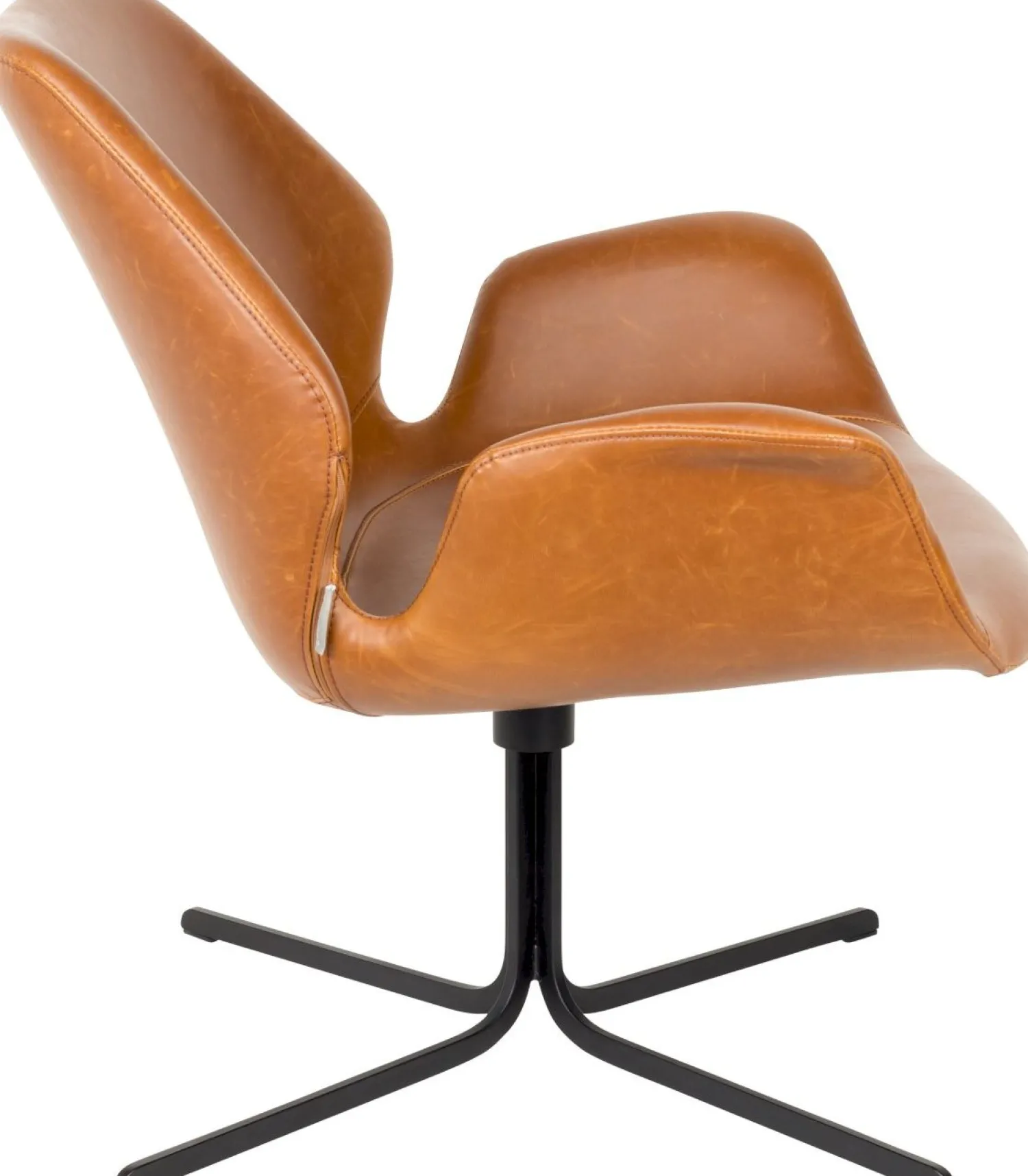 Draaifauteuils-Zuiver Nikki Fauteuil Brown