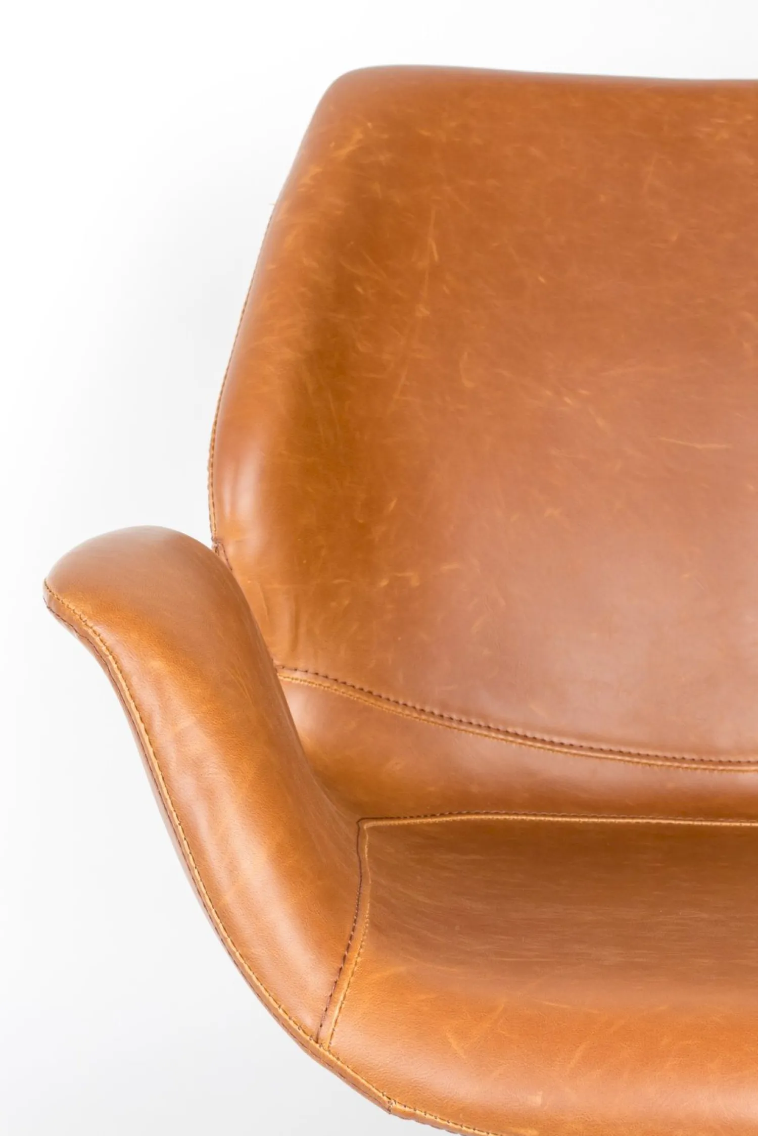 Draaifauteuils-Zuiver Nikki Fauteuil Brown