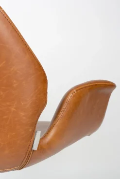 Draaifauteuils-Zuiver Nikki Fauteuil Brown