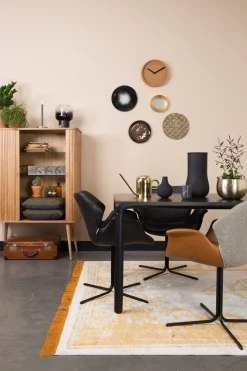Eetkamerstoelen Met Armleuning-Zuiver Nikki (set van 2) Eetkamerstoel Brown