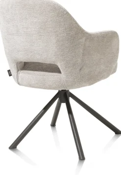 Eetkamerstoelen Met Armleuning-Henders en Hazel Nikolas Armstoel Kiezel