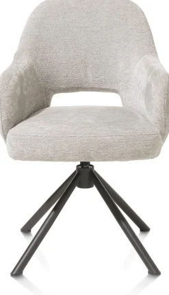 Eetkamerstoelen Met Armleuning-Henders en Hazel Nikolas Armstoel Kiezel