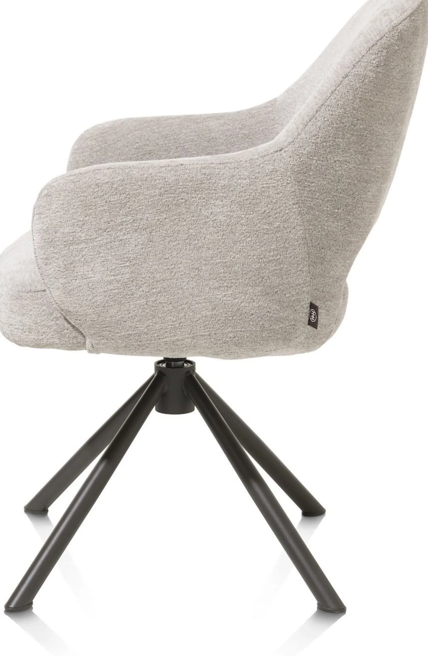 Eetkamerstoelen Met Armleuning-Henders en Hazel Nikolas Armstoel Kiezel