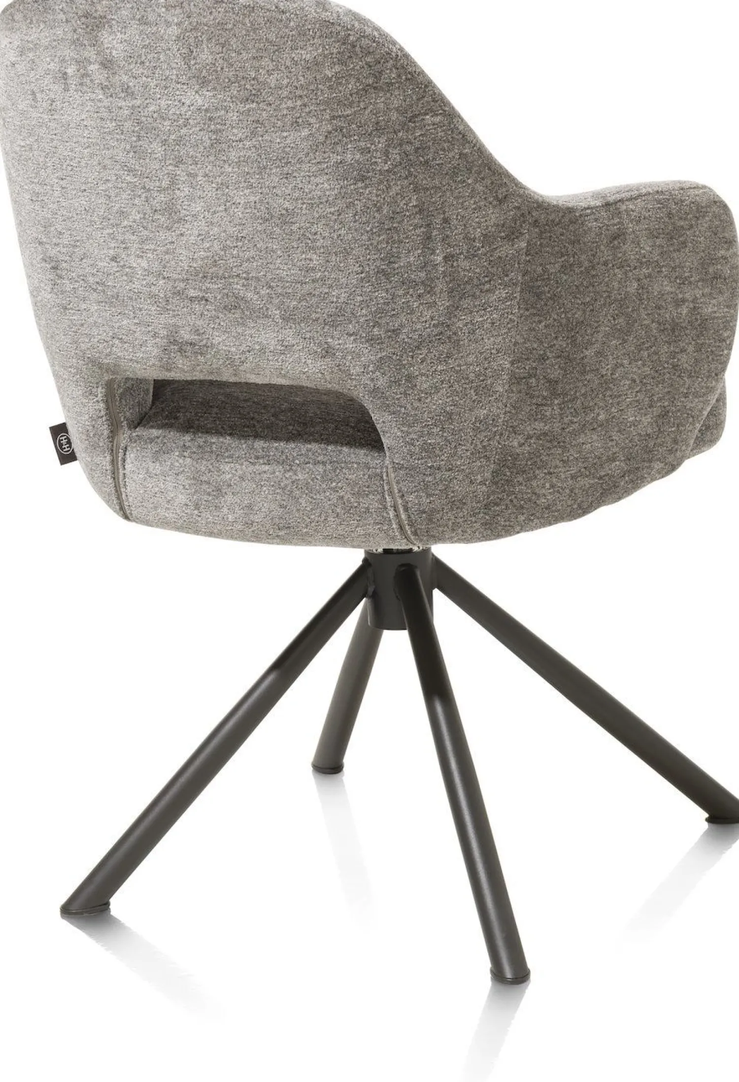 Eetkamerstoelen Met Armleuning-Henders en Hazel Nikolas Armstoel Grijs