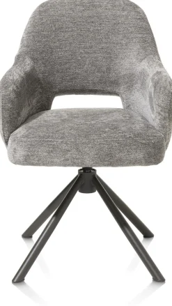 Eetkamerstoelen Met Armleuning-Henders en Hazel Nikolas Armstoel Grijs