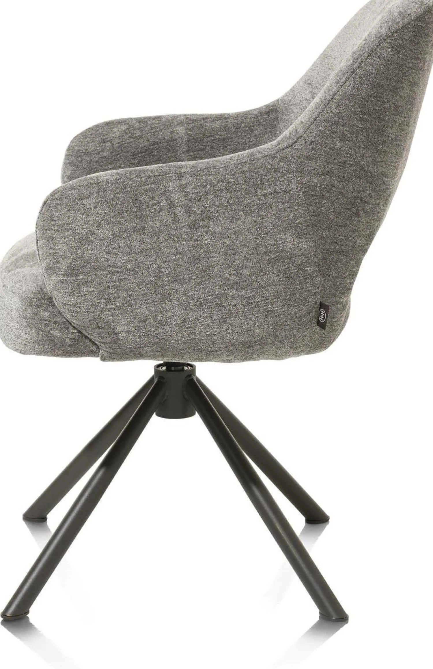 Eetkamerstoelen Met Armleuning-Henders en Hazel Nikolas Armstoel Grijs