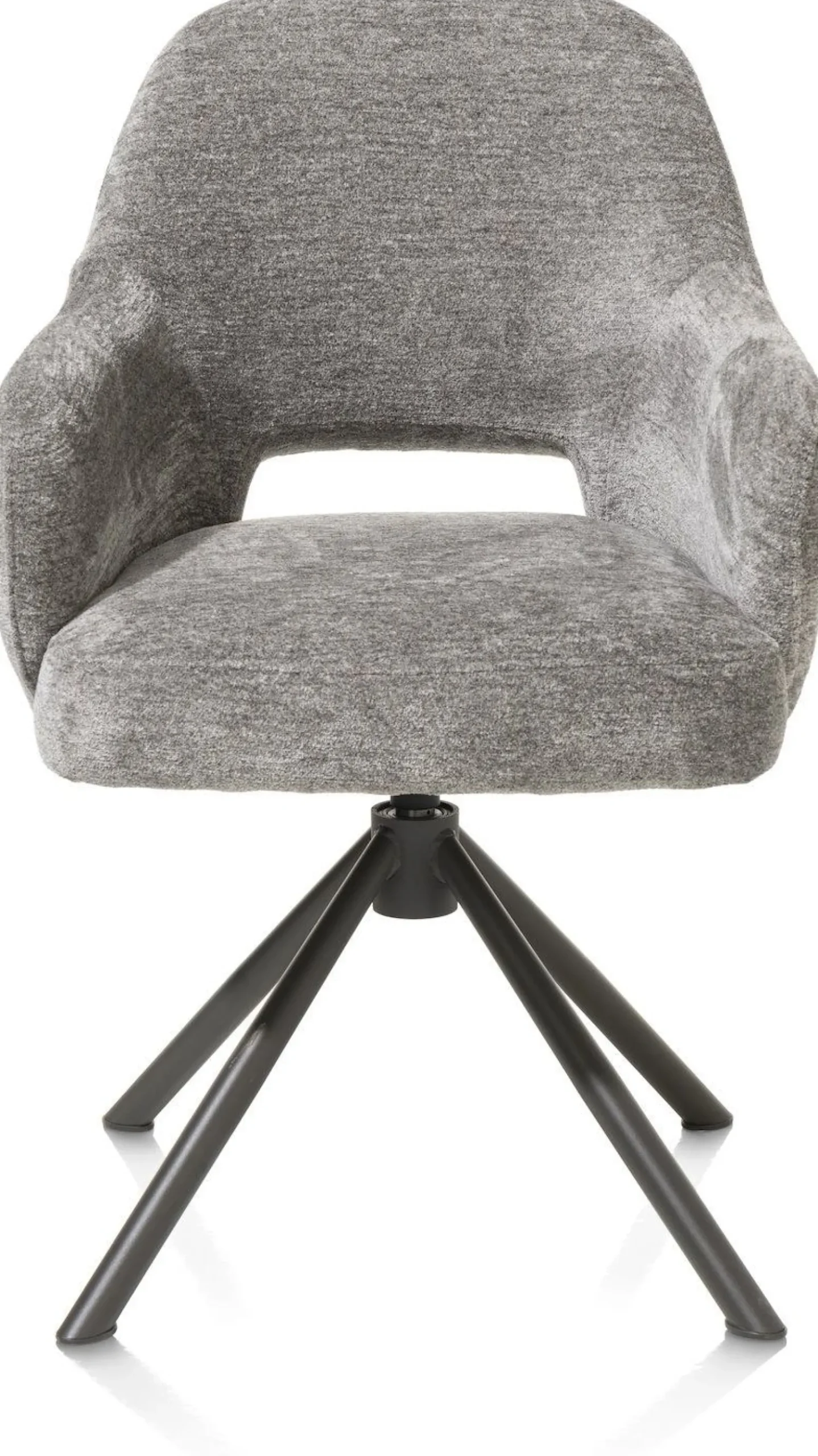 Eetkamerstoelen Met Armleuning-Henders en Hazel Nikolas Armstoel Grijs