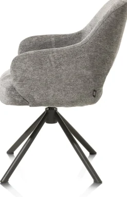 Eetkamerstoelen Met Armleuning-Henders en Hazel Nikolas Armstoel Grijs