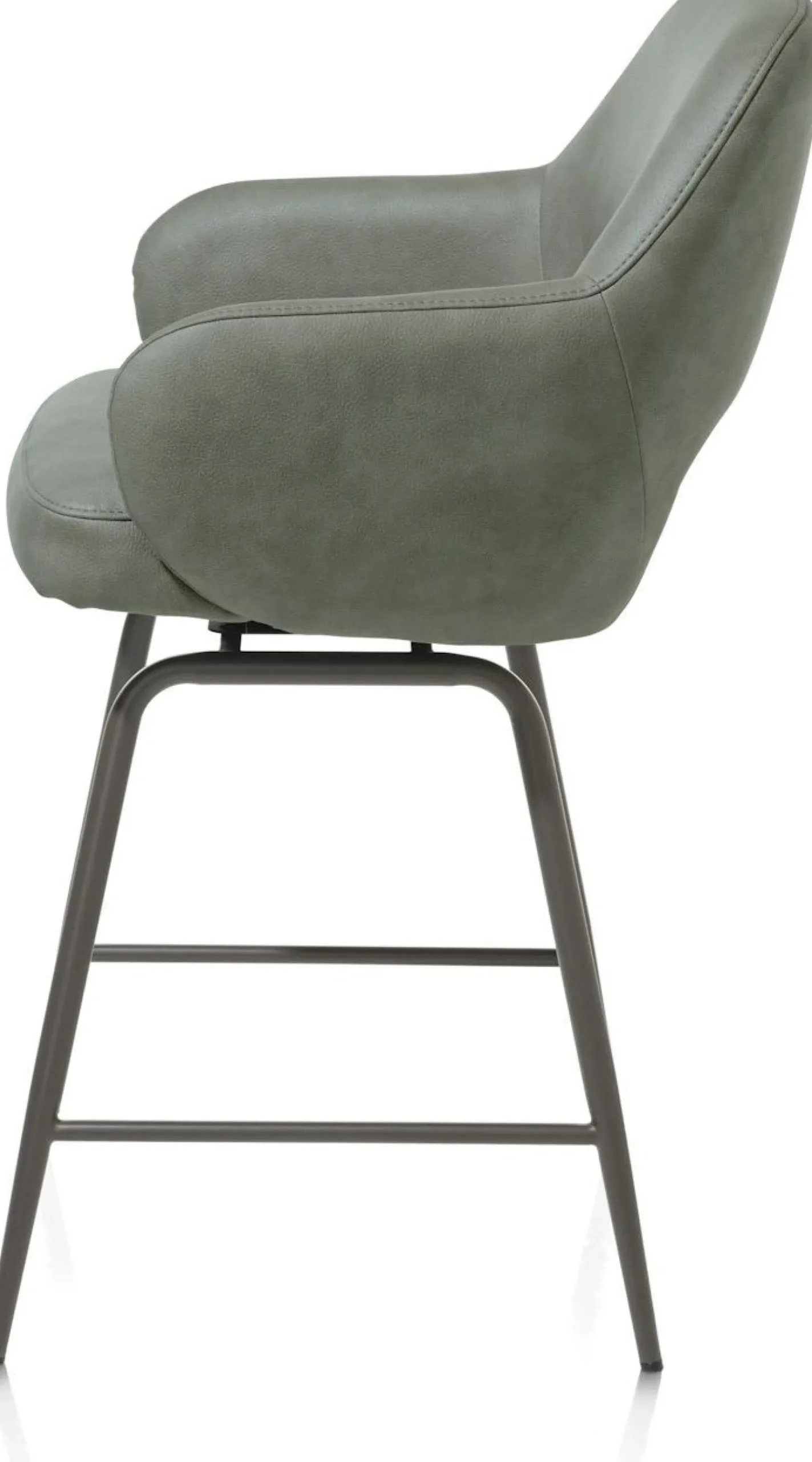 Stoffen Barkrukken|Barkrukken Met Armleuning-Henders en Hazel Nikolas Barstoel Groen