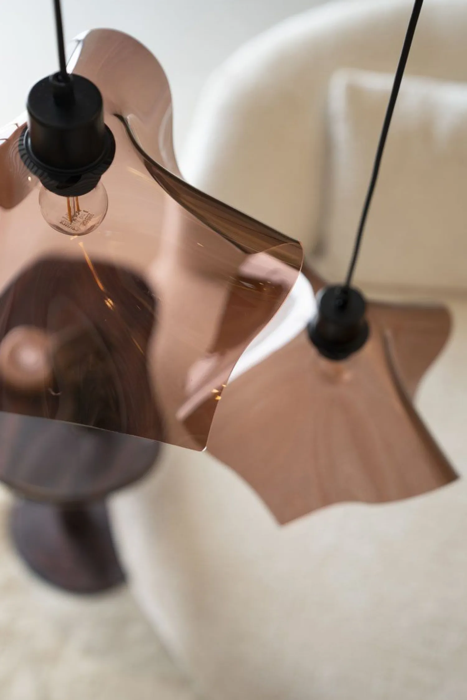 Hanglampen|Hanglampen-By Boo Nims Cluster 3 Hanglamp Bruin