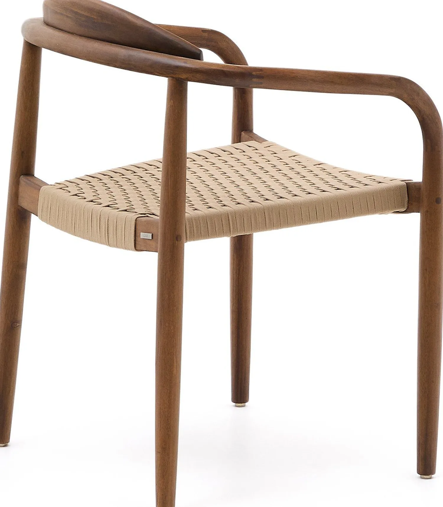 Tuinstoelen|Eetkamerstoelen Met Armleuning-Kave Home Nina Tuinstoel Bruin, Beige