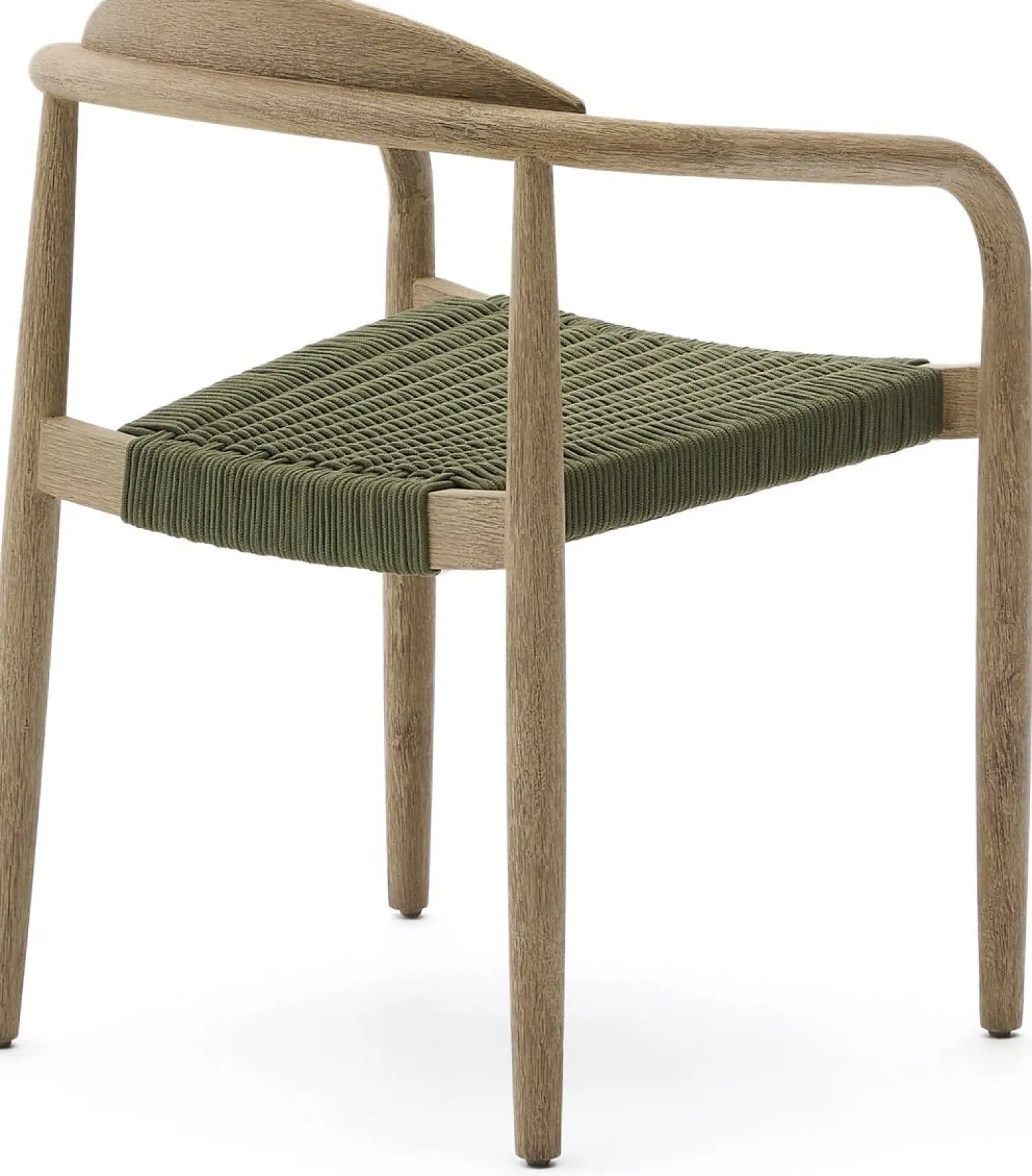 Tuinstoelen-Kave Home Nina Tuinstoel Groen, Naturel