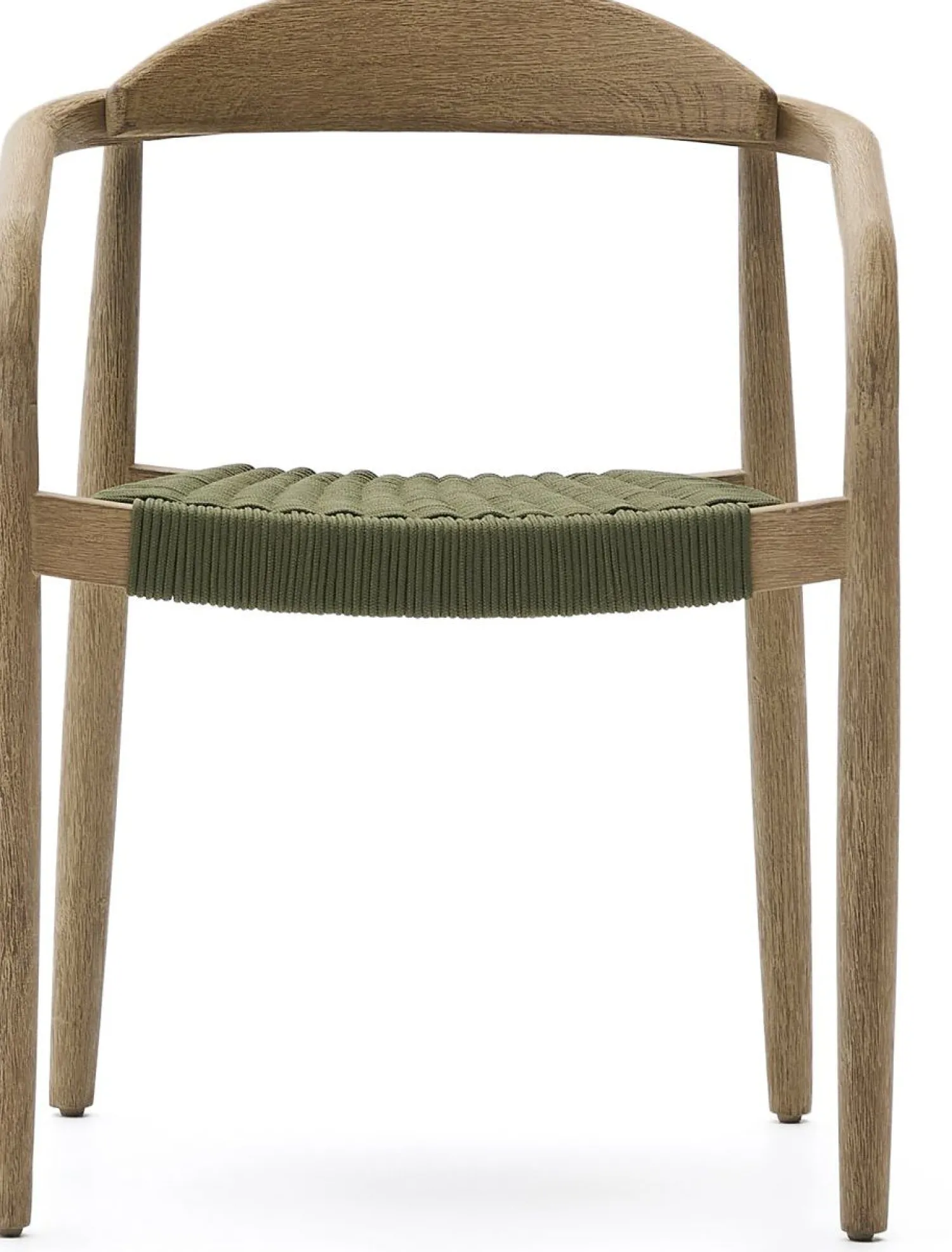 Tuinstoelen-Kave Home Nina Tuinstoel Groen, Naturel