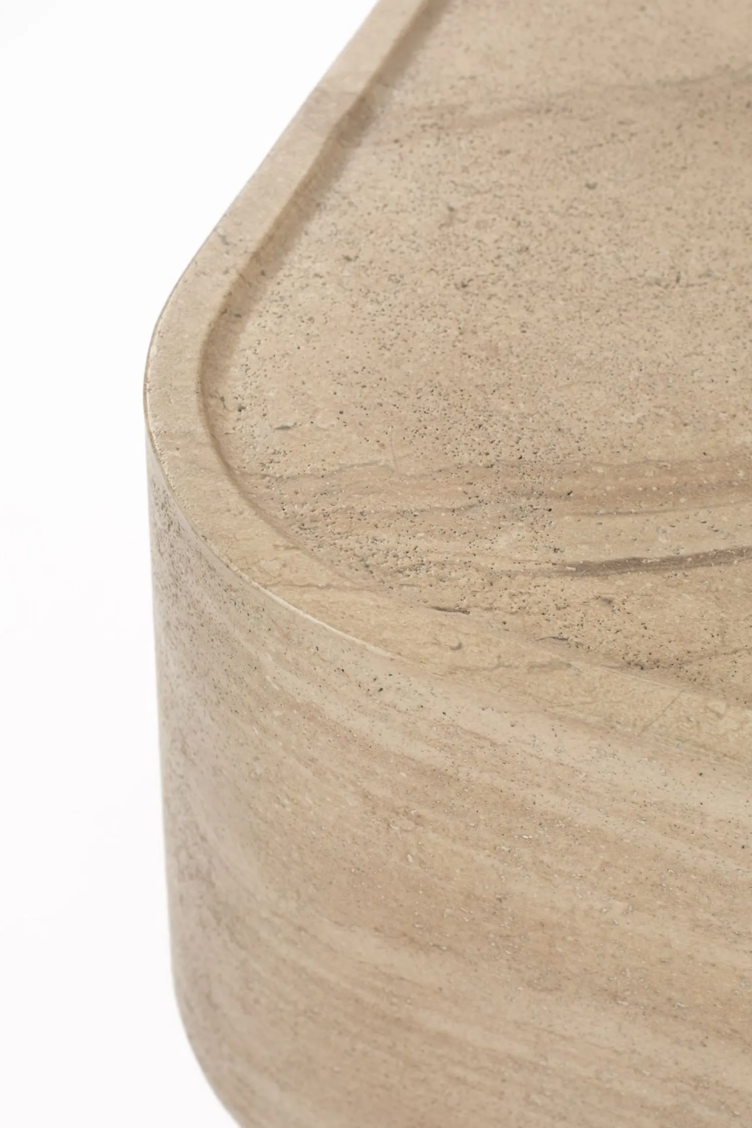 Tuintafels-Zuiver Noble Bijzettafel Beige