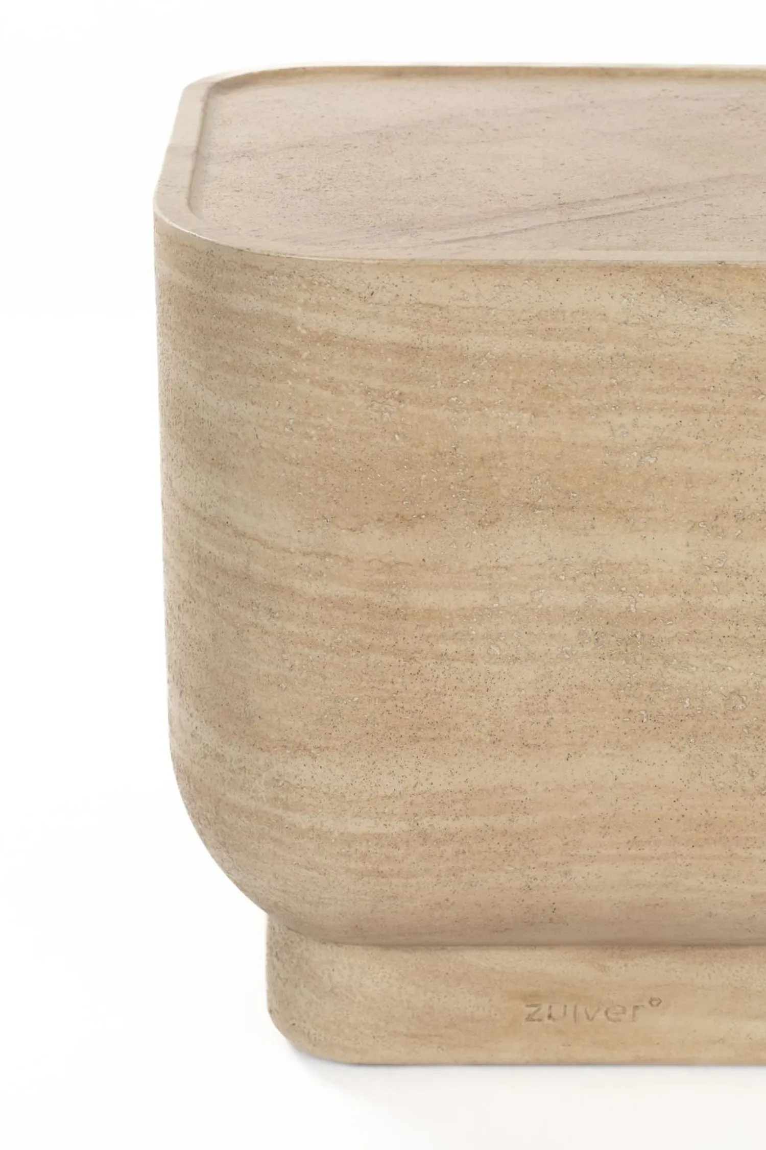 Tuintafels-Zuiver Noble Bijzettafel Beige
