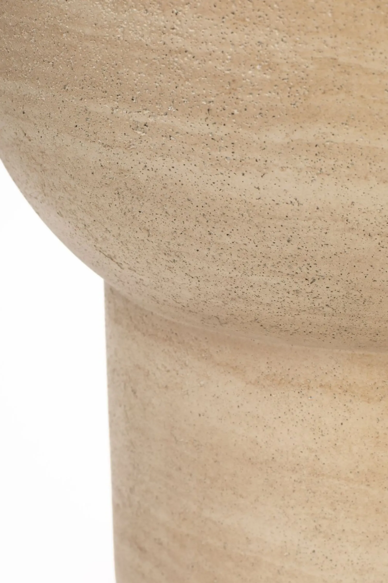 Tuintafels-Zuiver Noble Bijzettafel Beige