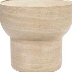 Tuintafels-Zuiver Noble Bijzettafel Beige
