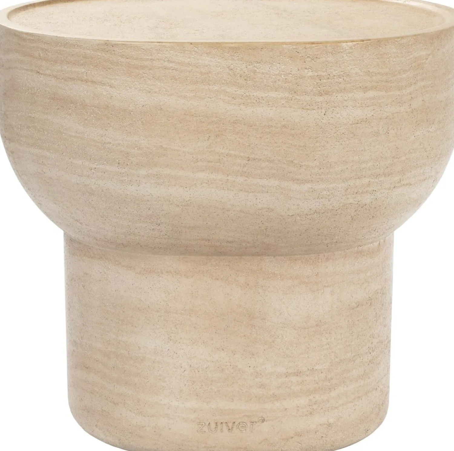 Tuintafels-Zuiver Noble Bijzettafel Beige