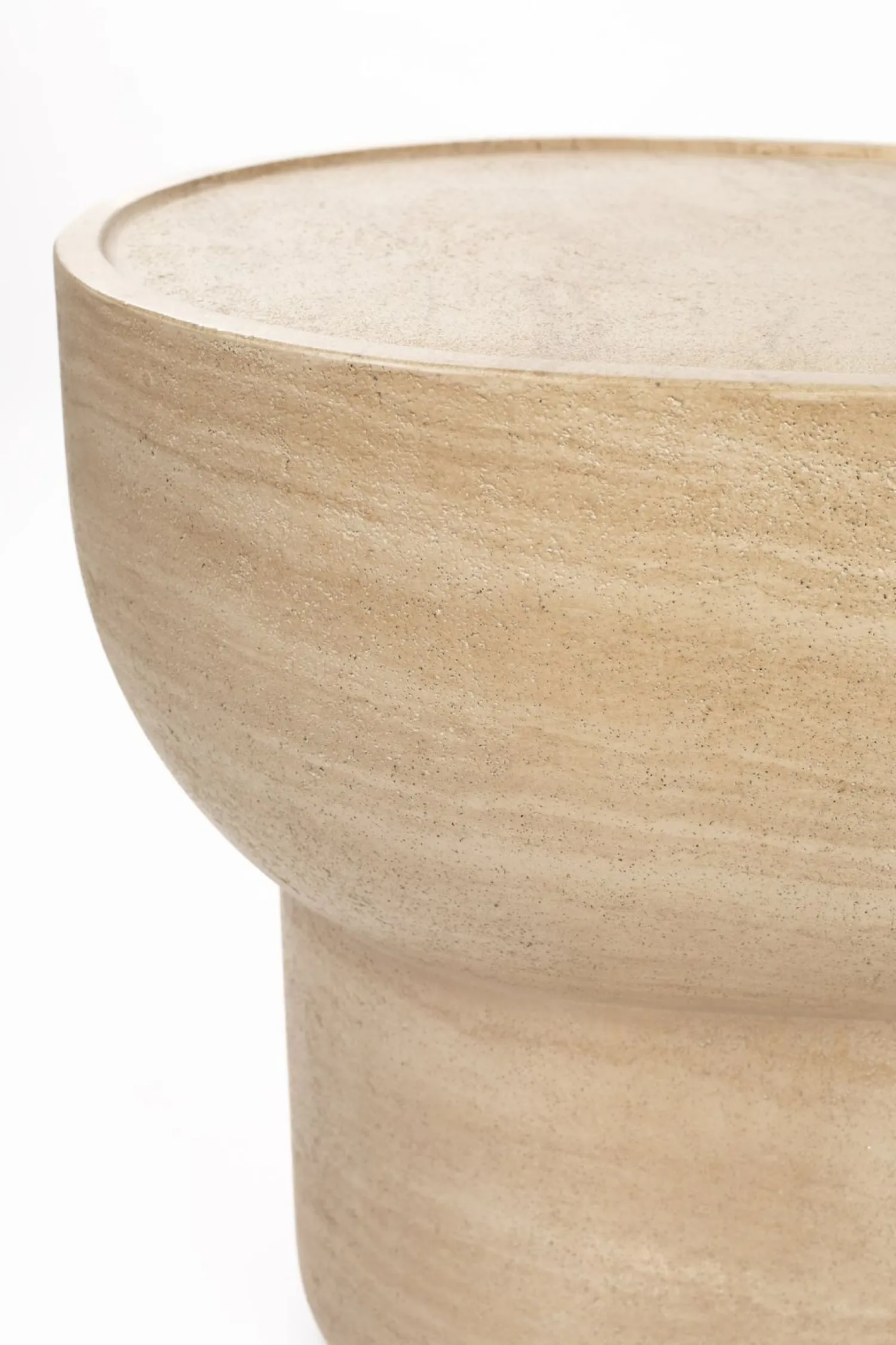 Tuintafels-Zuiver Noble Bijzettafel Beige