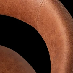 Eetkamerstoelen Zonder Armleuning-WOOOD Noble Eetkamerstoel Cognac